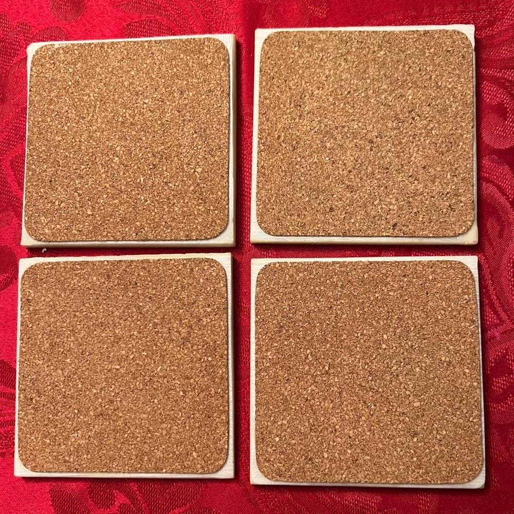 Coaster Set With Stand - Picture 2 of 5